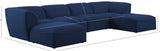 Miramar Contemporary Modular Sectional in Soft Cream Linen - Durable, Stylish, and Versatile Comfort