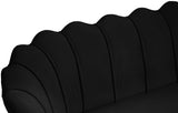 Gardenia Luxe Velvet Sofa with Glam Gold Chrome Legs and Deep Channel Tufting for Modern Elegance
