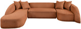 Rita 3-Piece Sectional Sofa - Cozy Fabric Living Room Furniture for Movie Nights and Relaxation
