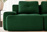 CORDELIA 117" 3-Seater Sofa with 1 Ottoman
