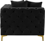 Tremblay Contemporary Corner Chair with Deep Button Tufting and Modular Design for Modern Spaces