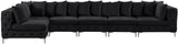 Tremblay Velvet Modular Sectional Sofa - Stylish Deep Button Tufting & Gold Chrome Legs Included