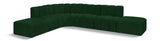 Arc - Boucle Fabric 7 Piece Corner Modular Sofa