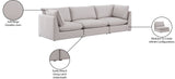 Mackenzie Modular Sofa: Versatile Seating with Soft Linen Texture for Stylish Contemporary Spaces