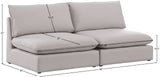 Mackenzie Modular Sofa: Versatile Seating with Soft Linen Texture for Stylish Contemporary Spaces
