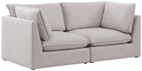 Mackenzie Modular Sofa: Versatile Seating with Soft Linen Texture for Stylish Contemporary Spaces