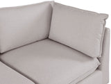 Mackenzie Modular Sectional: Create Your Unique Seating Arrangement with Soft Linen Textured Fabric