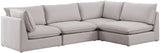 Mackenzie Modular Sectional: Create Your Unique Seating Arrangement with Soft Linen Textured Fabric