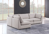 Mackenzie Modular Sectional: Create Your Unique Seating Arrangement with Soft Linen Textured Fabric