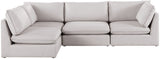 Mackenzie Modular Sectional: Create Your Unique Seating Arrangement with Soft Linen Textured Fabric