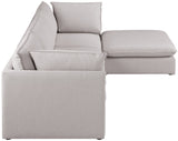 Mackenzie Modular Sectional: Create Your Unique Seating Arrangement with Soft Linen Textured Fabric