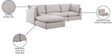 Mackenzie Modular Sectional: Create Your Unique Seating Arrangement with Soft Linen Textured Fabric