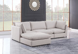 Mackenzie Modular Sectional: Create Your Unique Seating Arrangement with Soft Linen Textured Fabric