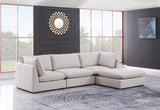 Mackenzie Modular Sectional: Create Your Unique Seating Arrangement with Soft Linen Textured Fabric
