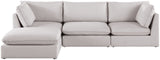 Mackenzie Modular Sectional: Create Your Unique Seating Arrangement with Soft Linen Textured Fabric