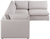 Mackenzie Modular Sectional: Create Your Unique Seating Arrangement with Soft Linen Textured Fabric