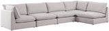 Mackenzie Modular Sectional: Create Your Unique Seating Arrangement with Soft Linen Textured Fabric