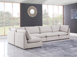 Mackenzie Modular Sectional: Create Your Unique Seating Arrangement with Soft Linen Textured Fabric
