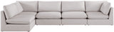 Mackenzie Modular Sectional: Create Your Unique Seating Arrangement with Soft Linen Textured Fabric