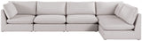 Mackenzie Modular Sectional: Create Your Unique Seating Arrangement with Soft Linen Textured Fabric