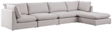 Mackenzie Modular Sectional: Create Your Unique Seating Arrangement with Soft Linen Textured Fabric