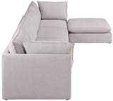 Mackenzie Modular Sectional: Create Your Unique Seating Arrangement with Soft Linen Textured Fabric