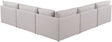 Mackenzie Modular Sectional: Create Your Unique Seating Arrangement with Soft Linen Textured Fabric