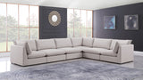 Mackenzie Modular Sectional: Create Your Unique Seating Arrangement with Soft Linen Textured Fabric