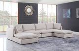 Mackenzie Modular Sectional: Create Your Unique Seating Arrangement with Soft Linen Textured Fabric