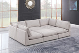 Mackenzie Modular Sectional: Create Your Unique Seating Arrangement with Soft Linen Textured Fabric