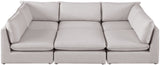 Mackenzie Modular Sectional: Create Your Unique Seating Arrangement with Soft Linen Textured Fabric