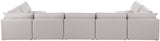 Mackenzie Modular Sectional: Create Your Unique Seating Arrangement with Soft Linen Textured Fabric