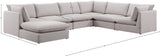 Mackenzie Modular Sectional: Create Your Unique Seating Arrangement with Soft Linen Textured Fabric