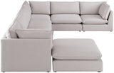 Mackenzie Modular Sectional: Create Your Unique Seating Arrangement with Soft Linen Textured Fabric