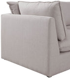 Mackenzie Modular Sectional: Create Your Unique Seating Arrangement with Soft Linen Textured Fabric