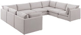 Mackenzie Modular Sectional: Create Your Unique Seating Arrangement with Soft Linen Textured Fabric