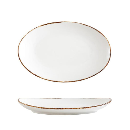 Salt Oval Coupe Platter 12.5x8.5"