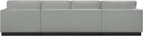 Johanna 3-Piece Sectional Sofa - Elegant Mid-Century Design with Cozy Cushions and Durable Frame