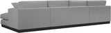 Johanna 3-Piece Sectional Sofa - Elegant Mid-Century Design with Cozy Cushions and Durable Frame