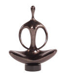 Abstract Yoga Silhouette Sculpture