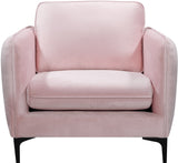 Poppy Black Velvet Chair - Luxurious Contemporary Design with Plush Support & Stylish Matte Legs