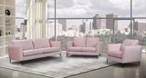 Poppy Black Velvet Sofa - Chic Contemporary Design with Plush Comfort and Stylish Matte Black Legs