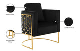 Casa Velvet Contemporary Chair – Modern Design with Soft Upholstery and Stylish Honeycomb Frame