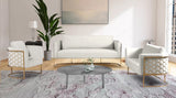 Casa Velvet Contemporary Sofa - Modern Design with Soft Touch, Chrome Frame, and Eye-Catching Style