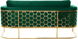 Casa Velvet Contemporary Sofa - Modern Design with Soft Touch, Chrome Frame, and Eye-Catching Style