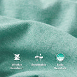 Jersey Knit All Season Sheet Set, Aqua