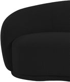 Hyde Contemporary Chair - Plush Rounded Back in Soft Boucle Upholstery for Stylish Living Spaces