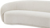 Hyde Contemporary Sofa - Plush Comfort with Rounded Back Design for a Stylish Living Space Upgrade