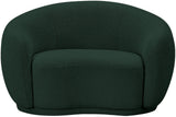 Hyde Contemporary Chair - Plush Rounded Back in Soft Boucle Upholstery for Stylish Living Spaces