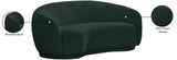 Hyde Contemporary Loveseat with Chic Rounded Back, Plush Comfort, and Stylish Modern Design
